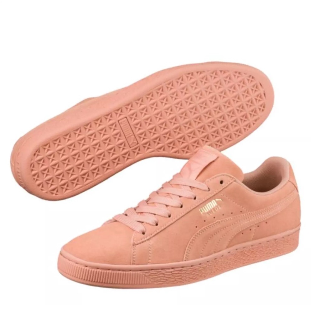 Puma Suede Classic Women Suede Trainers Light Pink